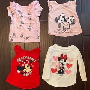 Disney Minnie and Mickey Mouse Kids Tops
